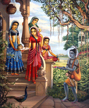 Господь Шива воспевает славу Шримати Радхарани