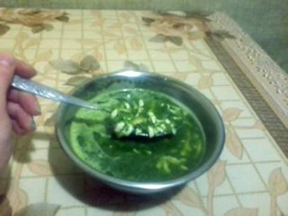 Суп зелёный за 5 минут