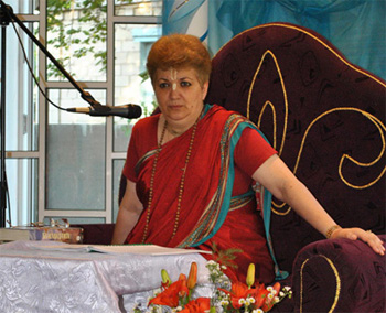Матаджи Арчи, семинар Практика пробуждения души, Запорожье, август 2012