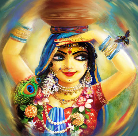 Оставь все прочие привязанности и поклоняйся самой дорогой возлюбленной Шри Кришны — Шримати Радхике