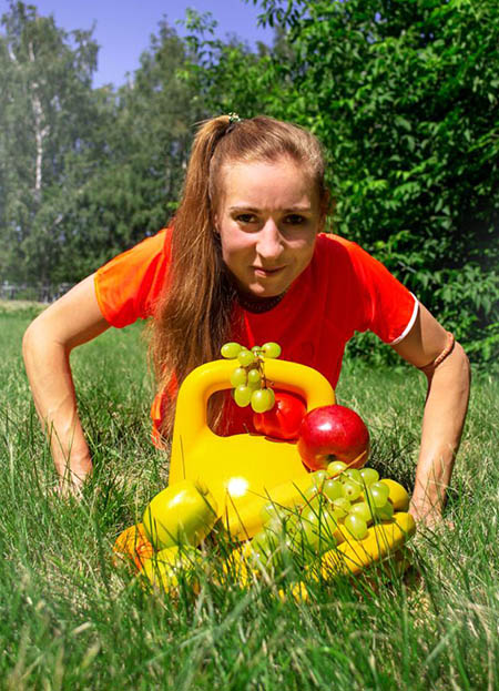 Двухкратная чемпионка мира по гиревому спорту Ольга Еременко рекомендует вегетарианство