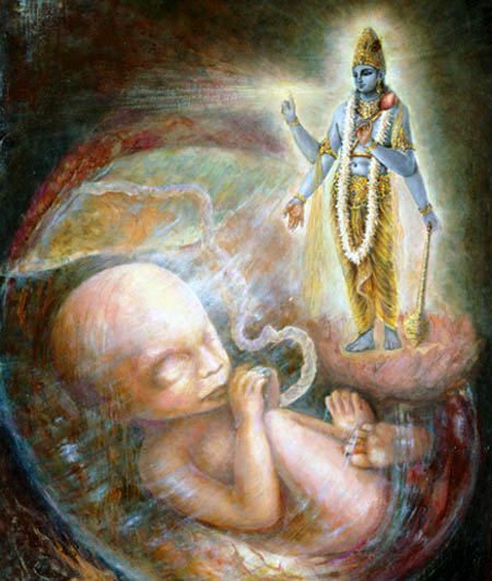 Следует совершать действия для поддержания тела одновременно с установлением взаимоотношений с Параматмой в течение жизни в этом мире