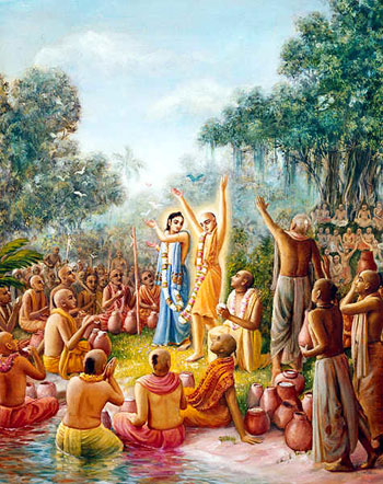 Рупа Госвами, Санатана Госвами и Чайтанья из Надии – великие духовные учителя