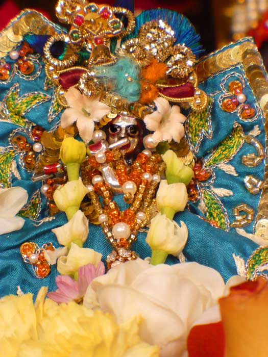 Божества Шри Шри Радха Дамодара (Гопинатхи) - Гопинатх появился из песка на пляже Джуху