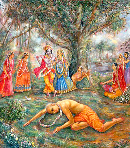 Шрила Прабхупада: Если человек пренебрегает вездесущей Сверхдушой и не оказывает Ей должного почтения, но при этом поклоняется Божеству в храме, то все, что он делает, является пародией на поклонение